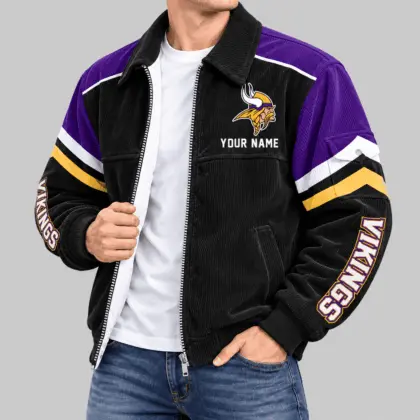 Minnesota Vikings | NFL Corduroy Collar Work Jacket