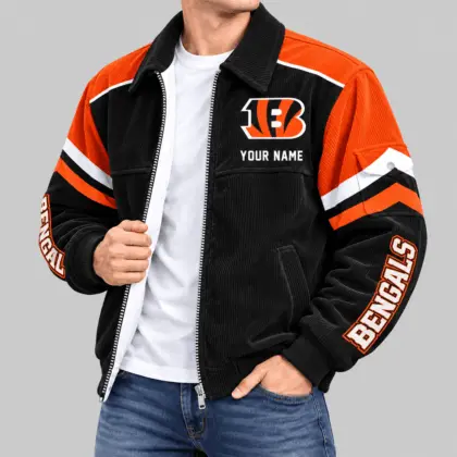 Cincinnati Bengals | NFL Corduroy Collar Work Jacket