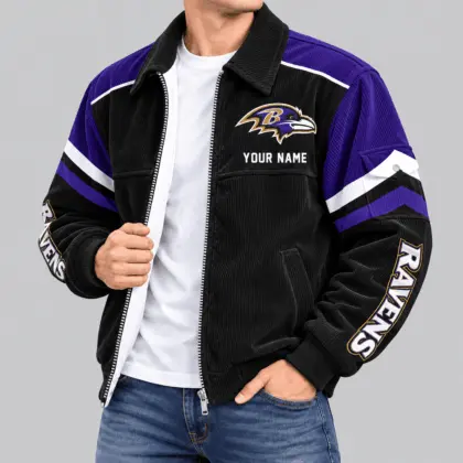 Baltimore Ravens | NFL Corduroy Collar Work Jacket
