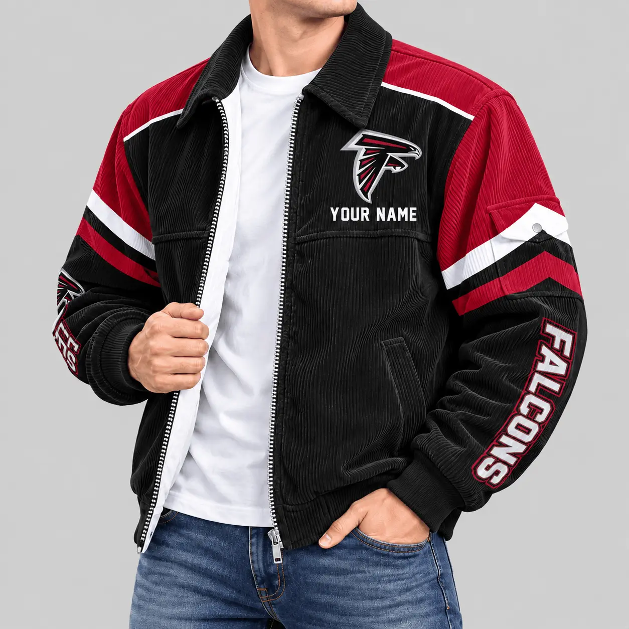 Atlanta Falcons | NFL Corduroy Collar Work Jacket