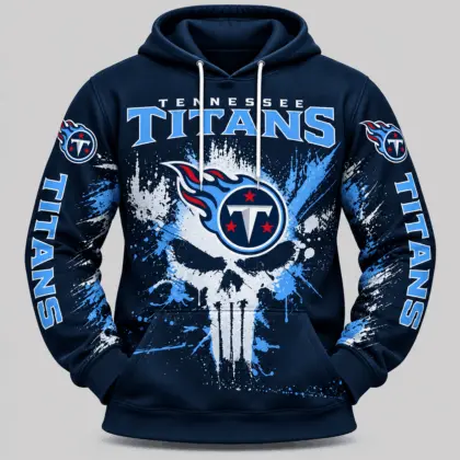 Tennessee Titans | NFL Skull Splatter Hoodie
