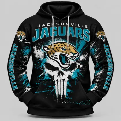 Jacksonville Jaguars | NFL Skull Splatter Hoodie