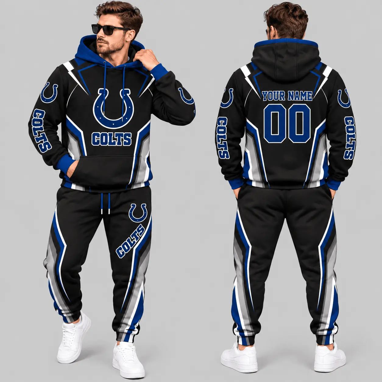 Indianapolis Colts | NFL Gradient Stripe Tracksuit Set
