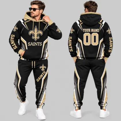 New Orleans Saints | NFL Gradient Stripe Tracksuit Set