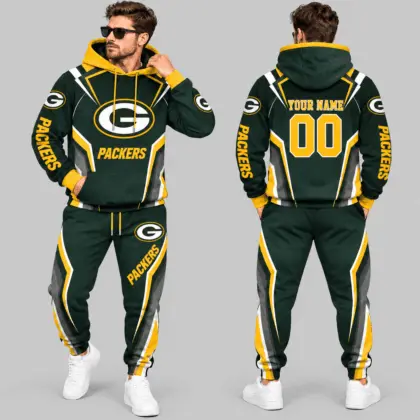 Green Bay Packers | NFL Gradient Stripe Tracksuit Set