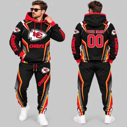 Kansas City Chiefs | NFL Gradient Stripe Tracksuit Set