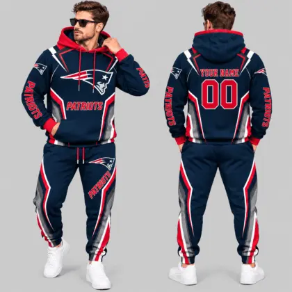 New England Patriots | NFL Gradient Stripe Tracksuit Set