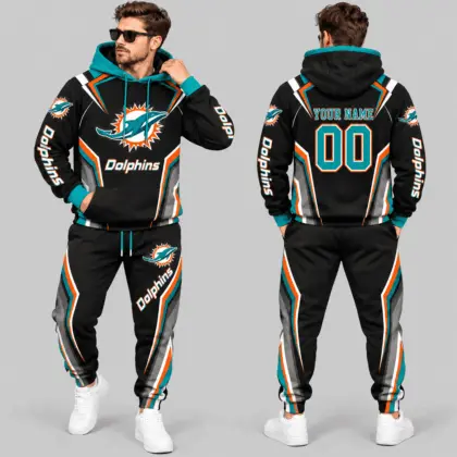 Miami Dolphins | NFL Gradient Stripe Tracksuit Set