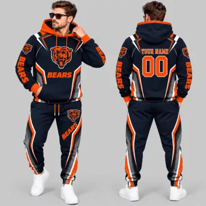 Chicago Bears | NFL Gradient Stripe Tracksuit Set