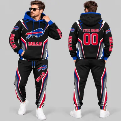 Buffalo Bills | NFL Gradient Stripe Tracksuit Set