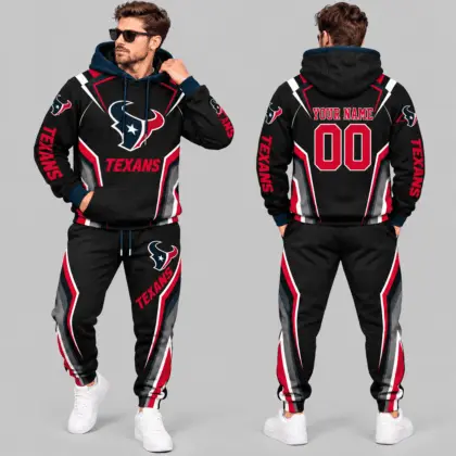 Houston Texans | NFL Gradient Stripe Tracksuit Set