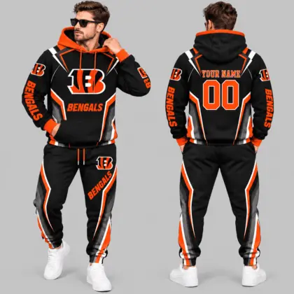 Cincinnati Bengals | NFL Gradient Stripe Tracksuit Set
