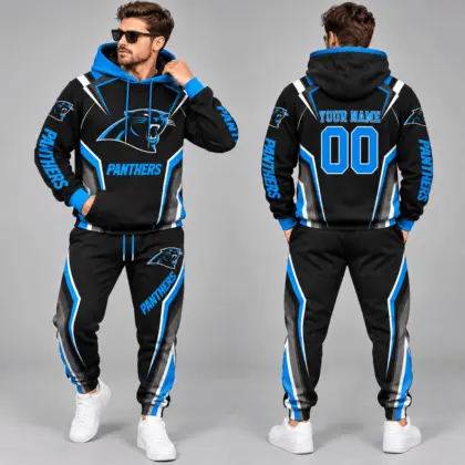 Carolina Panthers | NFL Gradient Stripe Tracksuit Set