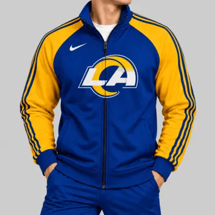 Los Angeles Rams | NFL Contrast Sleeve Full Zip Jacket