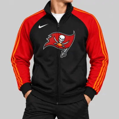 Tampa Bay Buccaneers | NFL Contrast Sleeve Full Zip Jacket