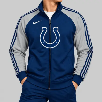 Indianapolis Colts | NFL Contrast Sleeve Full Zip Jacket