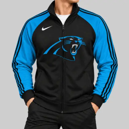 Carolina Panthers | NFL Contrast Sleeve Full Zip Jacket