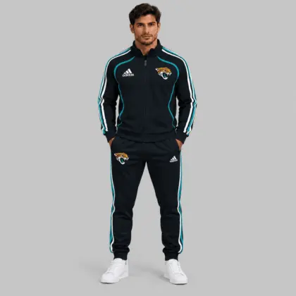Jacksonville Jaguars | NFL Piped Track Jacket Jogger Set