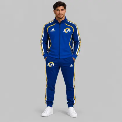 Los Angeles Rams | NFL Piped Track Jacket Jogger Set