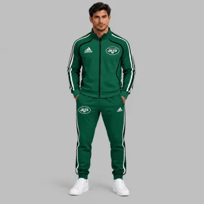 New York Jets | NFL Piped Track Jacket Jogger Set