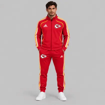 Kansas City Chiefs | NFL Piped Track Jacket Jogger Set