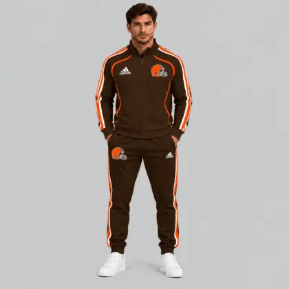 Cleveland Browns | NFL Piped Track Jacket Jogger Set