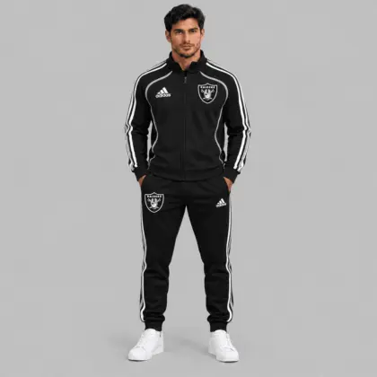 Las Vegas Raiders | NFL Piped Track Jacket Jogger Set