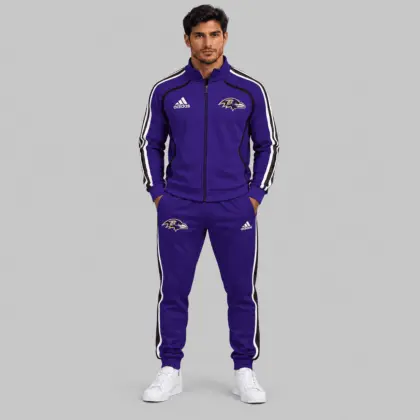 Baltimore Ravens | NFL Piped Track Jacket Jogger Set