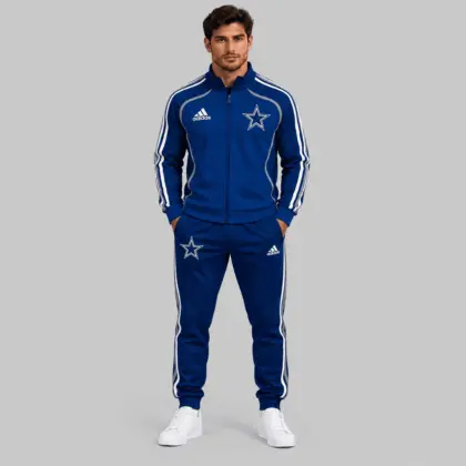 Dallas Cowboys | NFL Piped Track Jacket Jogger Set