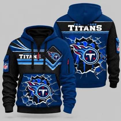 Tennessee Titans | NFL Cracked Wall Half Zip Hoodie