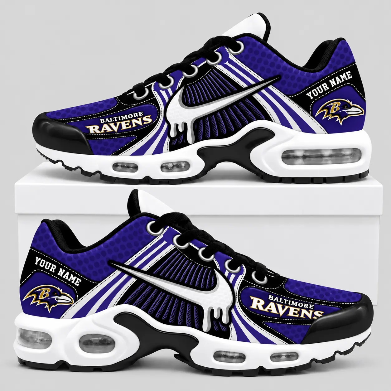 Baltimore Ravens | NFL Drip Air Cushion Sneakers