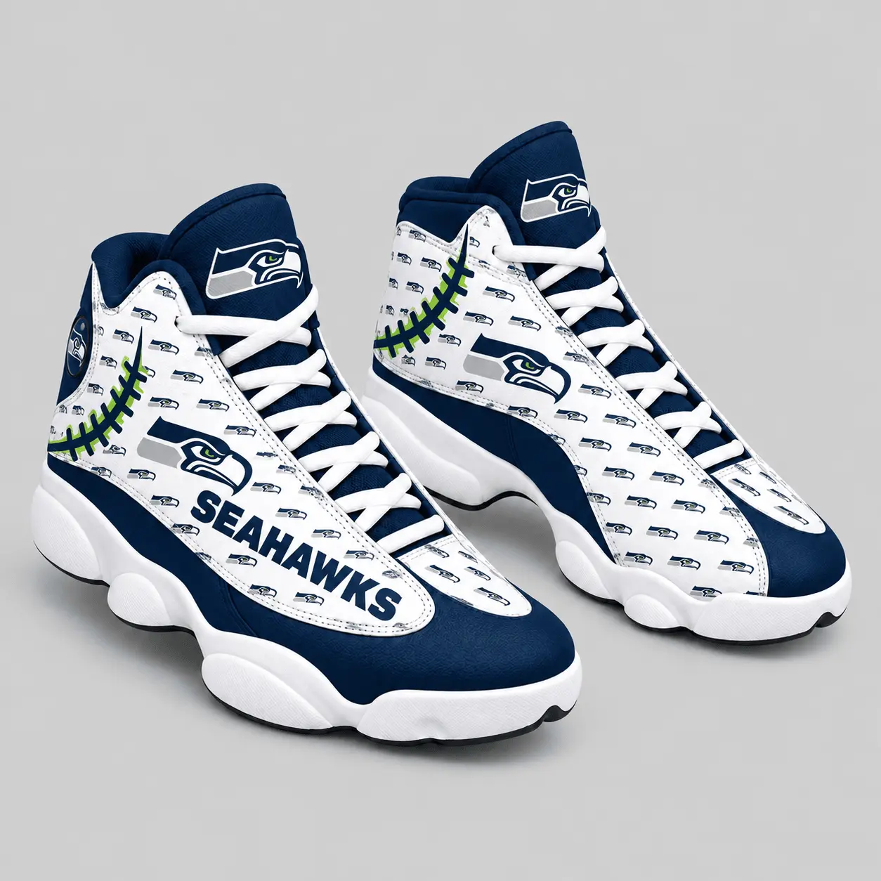 Seattle Seahawks | NFL Pattern High Top Sneakers