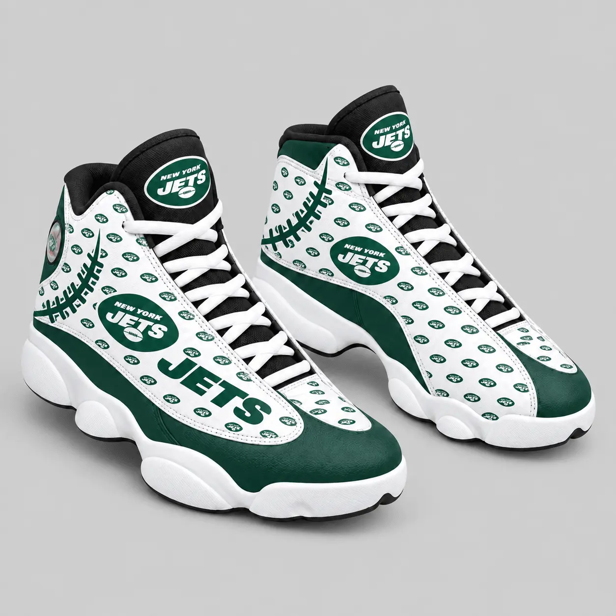 New York Jets | NFL Pattern High Top Sneakers