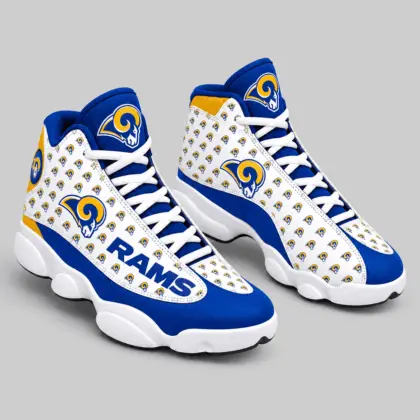 Los Angeles Rams | NFL Pattern High Top Sneakers