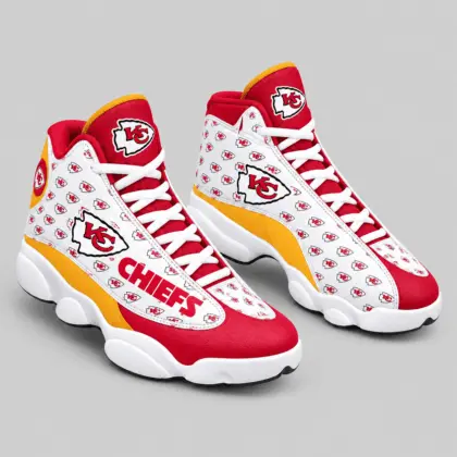 Kansas City Chiefs | NFL Pattern High Top Sneakers