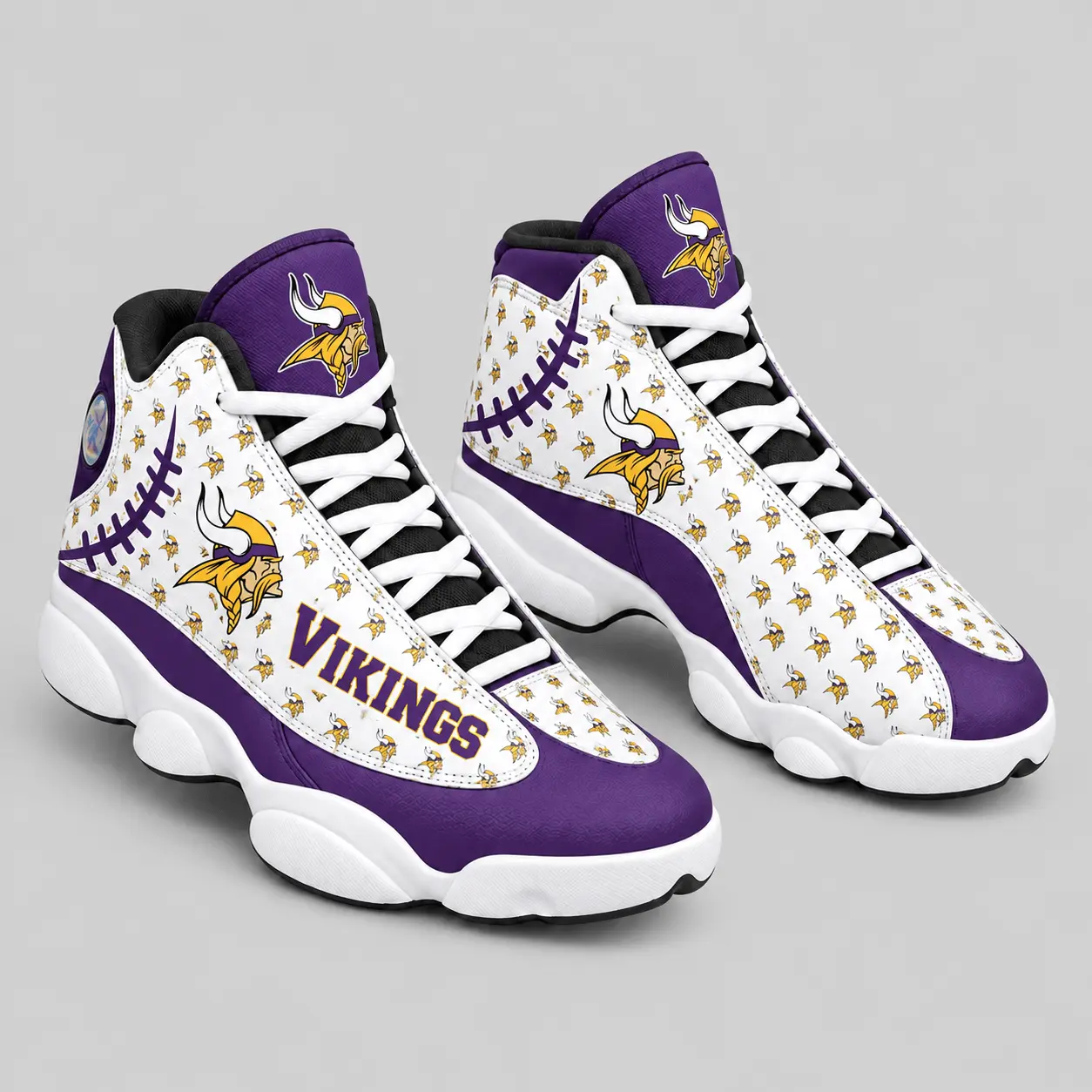 Minnesota Vikings | NFL Pattern High Top Sneakers