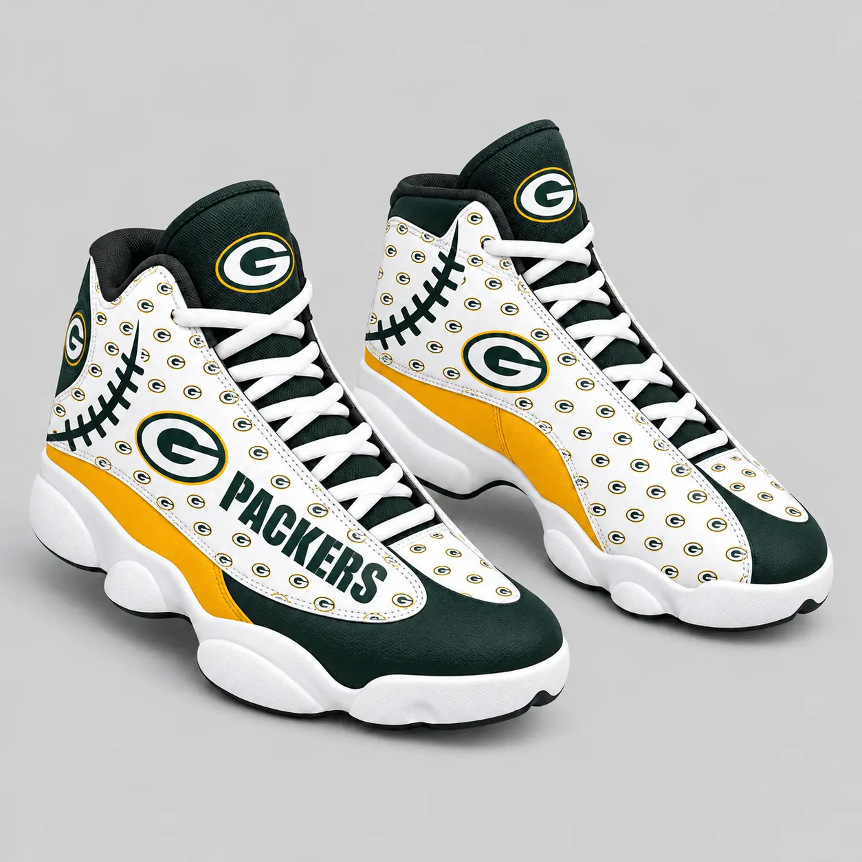 Green Bay Packers | NFL Pattern High Top Sneakers