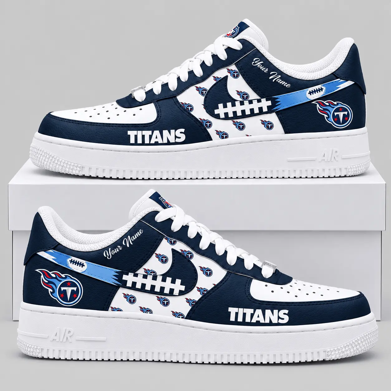 Tennessee Titans | NFL Football Lace Low Top Sneakers