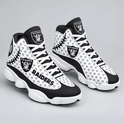 Las Vegas Raiders | NFL Pattern High Top Sneakers