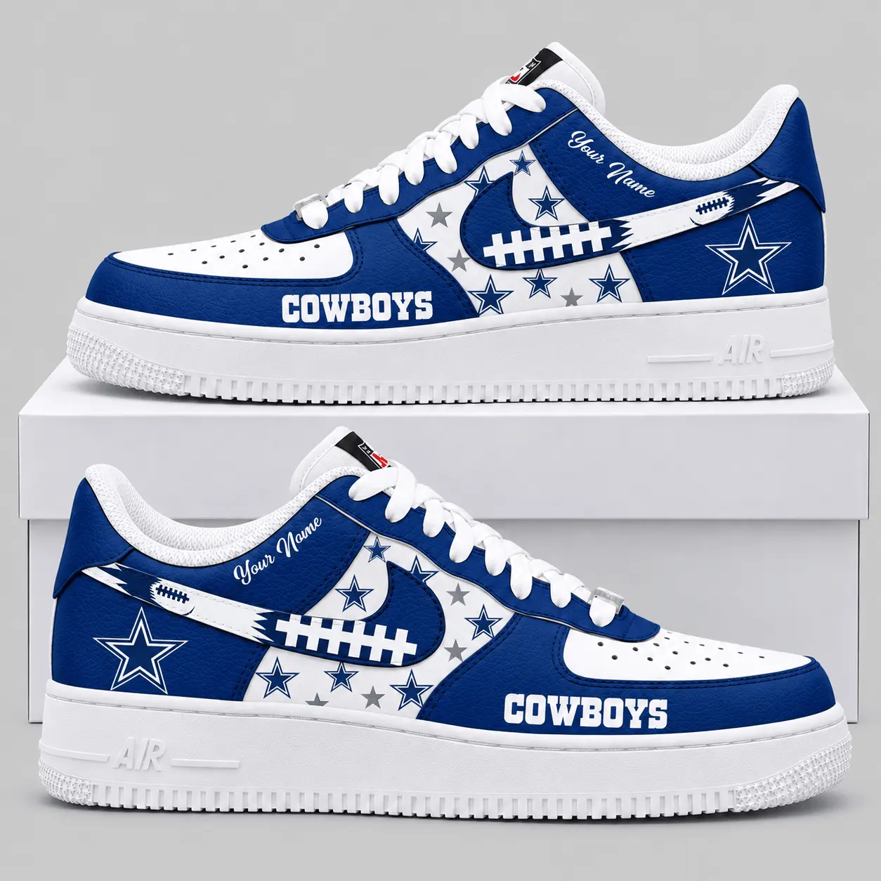 Dallas Cowboys | NFL Football Lace Low Top Sneakers