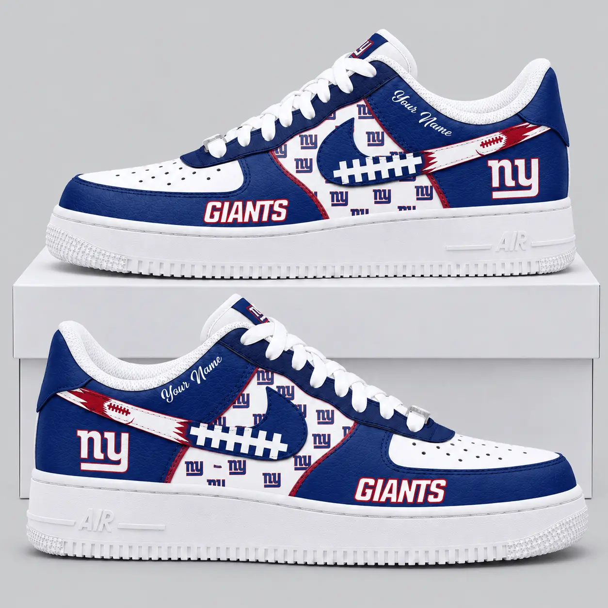 New York Giants | NFL Football Lace Low Top Sneakers