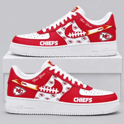 Kansas City Chiefs | NFL Football Lace Low Top Sneakers