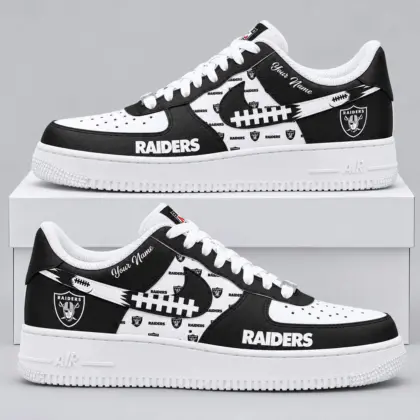 Las Vegas Raiders | NFL Football Lace Low Top Sneakers