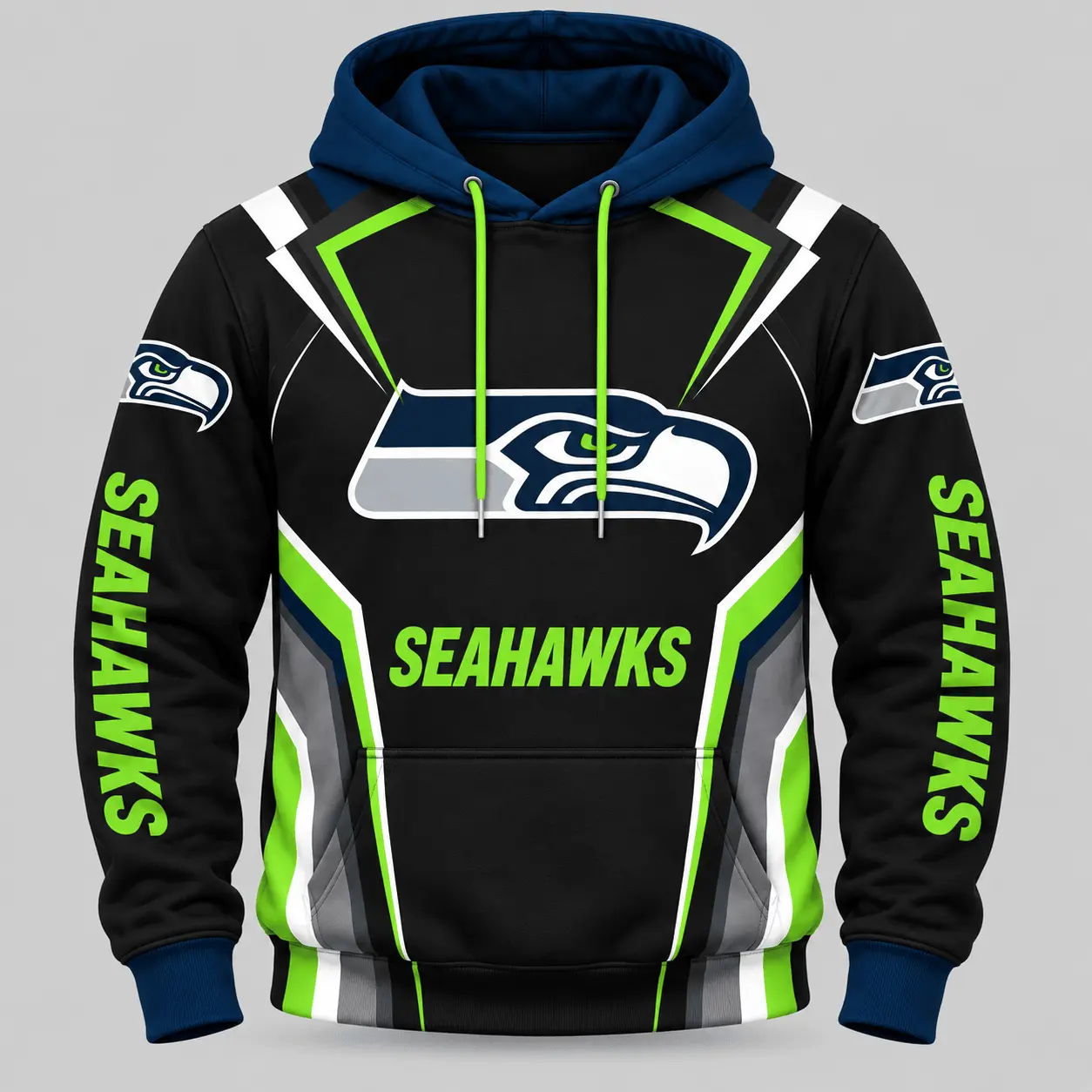 Seattle Seahawks | NFL Gradient Stripe Tracksuit Set - Image 2