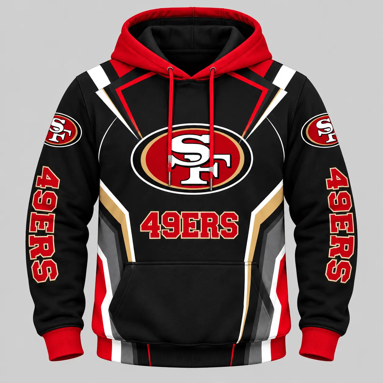 San Francisco 49ers | NFL Gradient Stripe Tracksuit Set - Image 2