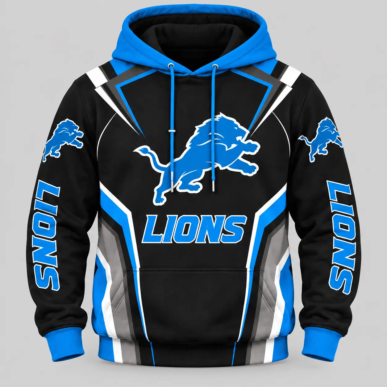 Detroit Lions | NFL Gradient Stripe Tracksuit Set - Image 2