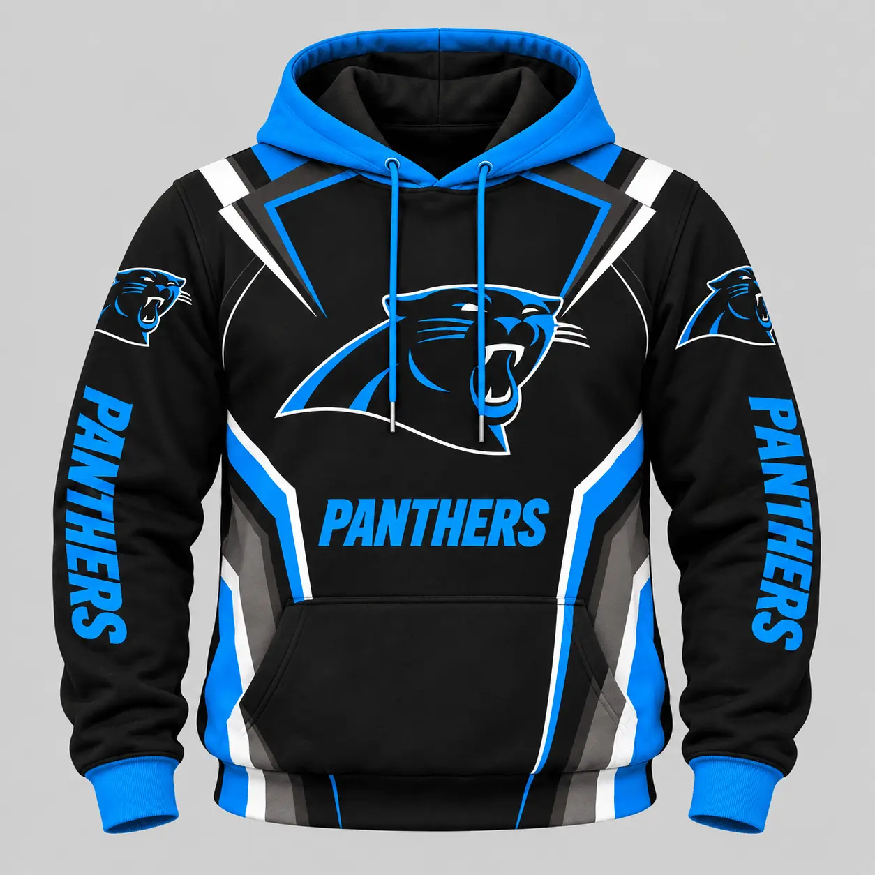 Carolina Panthers | NFL Gradient Stripe Tracksuit Set - Image 2