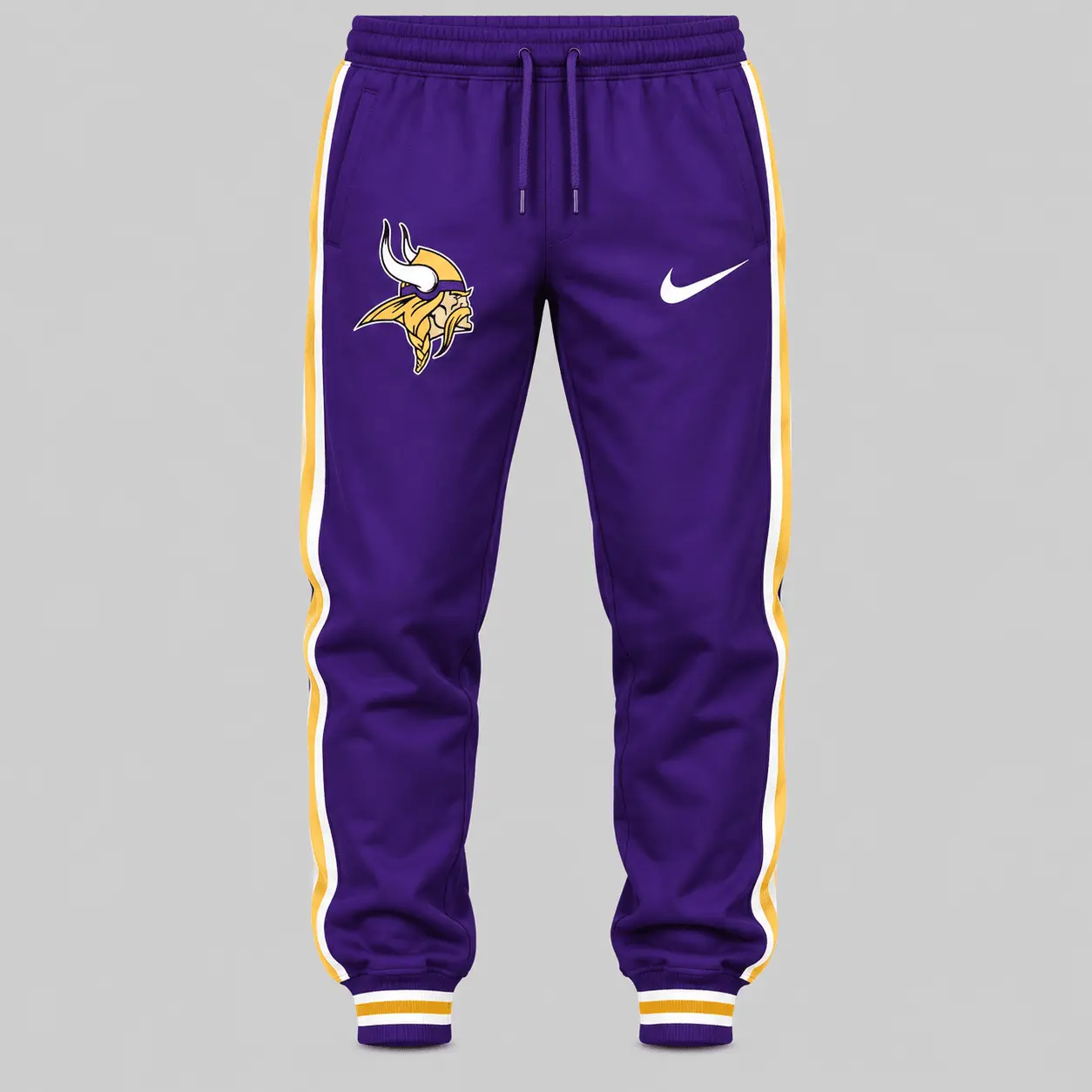 Minnesota Vikings | NFL Split Panel Baseball Jacket Jogger Set - Image 3