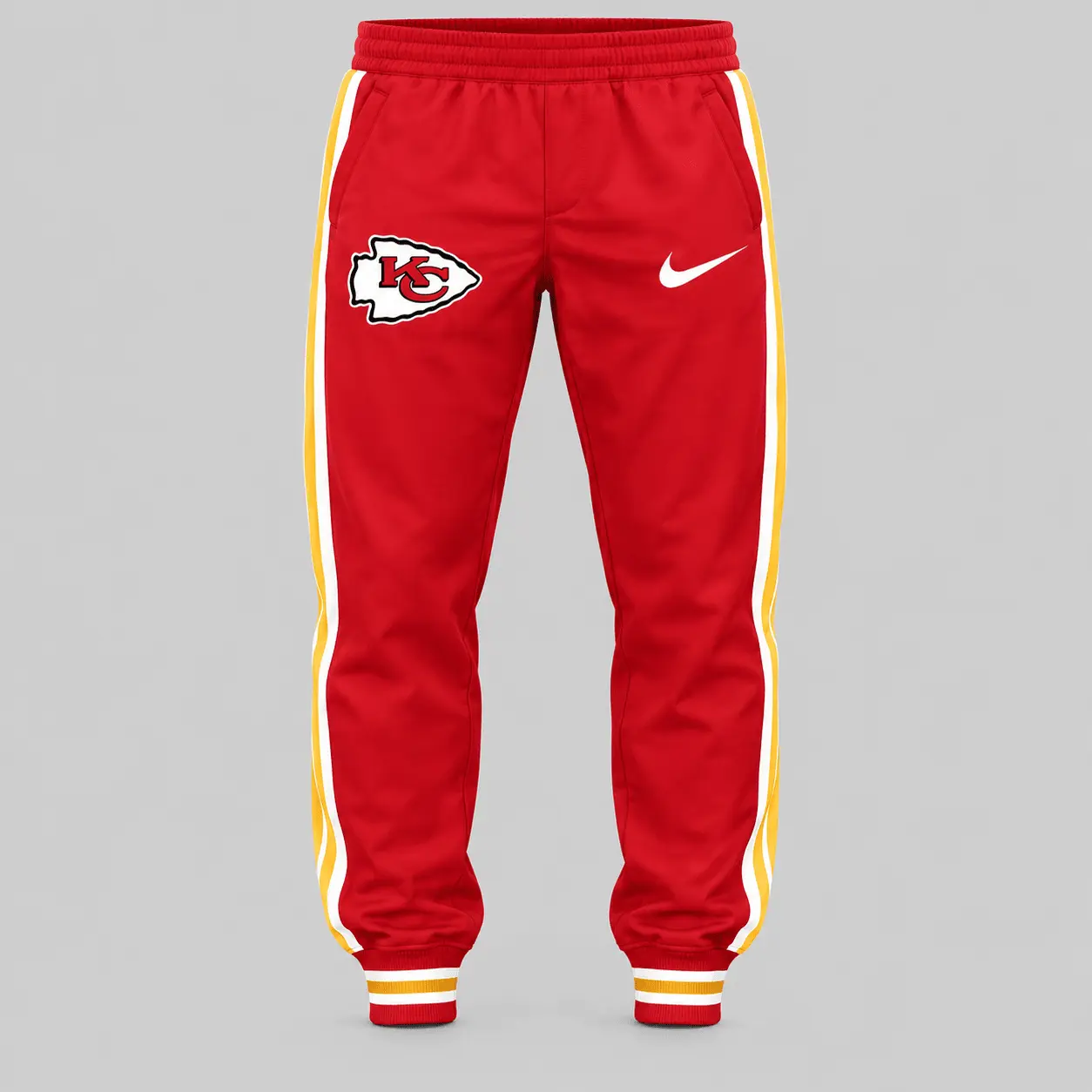 Kansas City Chiefs | NFL Split Panel Baseball Jacket Jogger Set - Image 3
