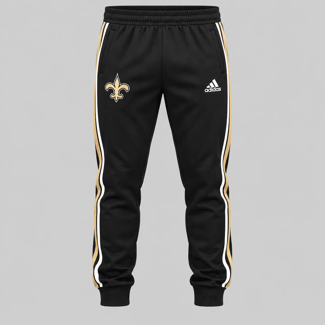 New Orleans Saints | NFL Piped Track Jacket Jogger Set - Image 3